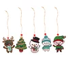 5pcs/set Double side Christmas Diamond Painting DIY Hanging Pendant Trees Decoration