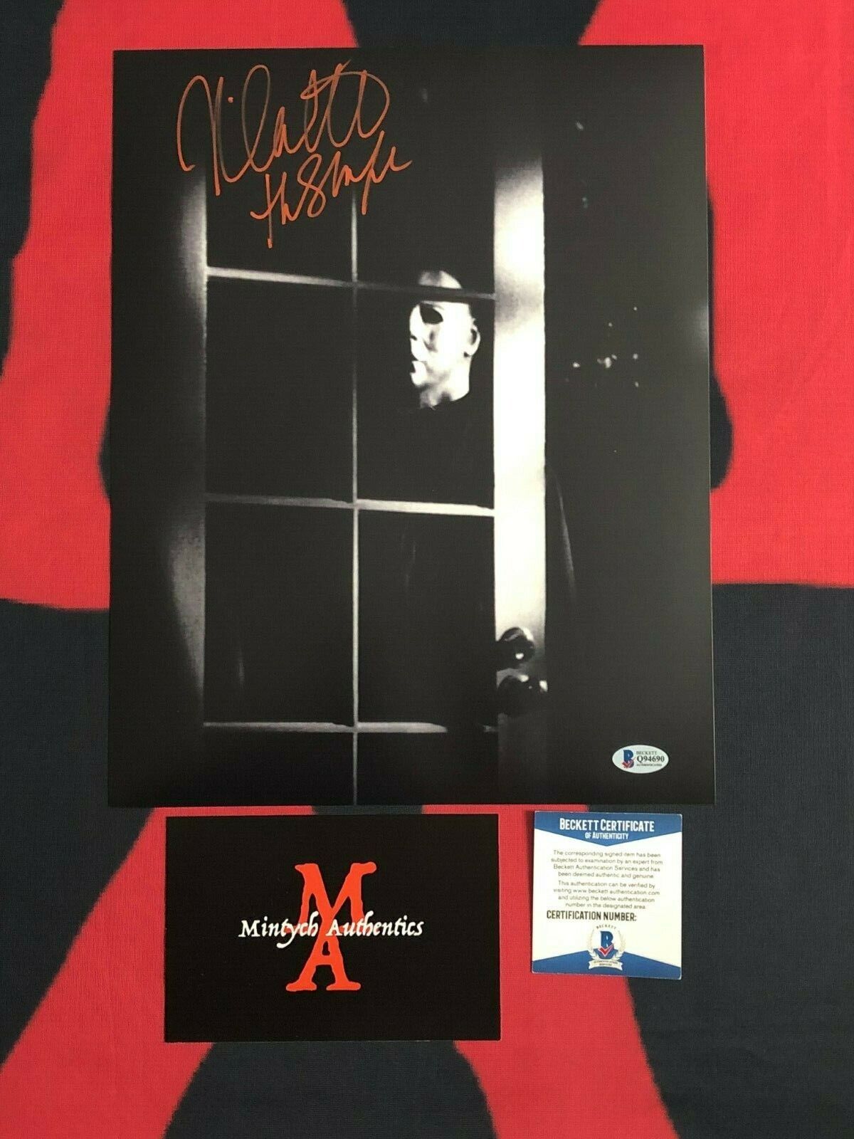 NICK CASTLE AUTOGRAPHED SIGNED 11x14 Photo Poster painting! HALLOWEEN MICHAEL MYERS! BECKETT COA