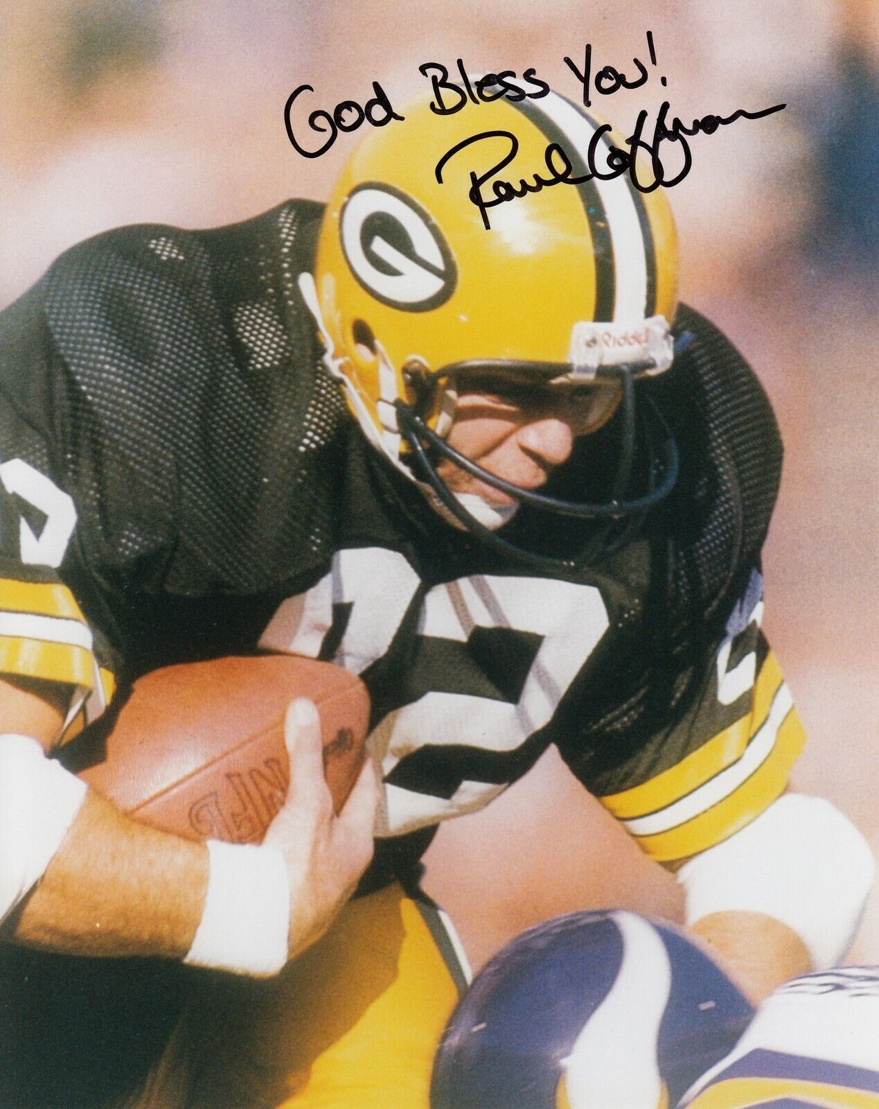 Paul Coffman # 8x10 Signed Photo Poster painting w/ COA Green Bay Packers