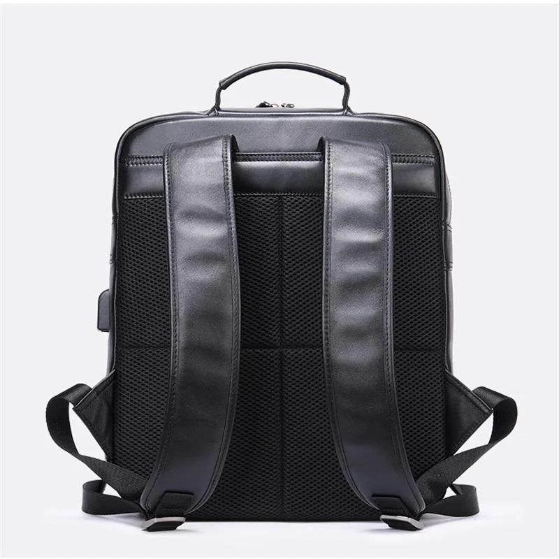 Mens Large Capacity Travelling School Backpacks With USB Charging Port