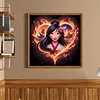 Cartoon-10 Full 14CT DIY Stamped Cross Stitch Kits Needlework Embroidery Kit 11.81x11.81inch Cross Stitch Art and Crafts Kits for Beginners Adults Home Decor