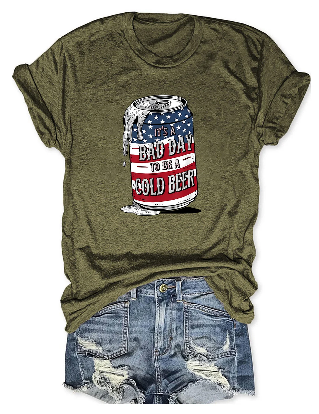  It's A Bad Day To Be A Cold Beer T-shirt