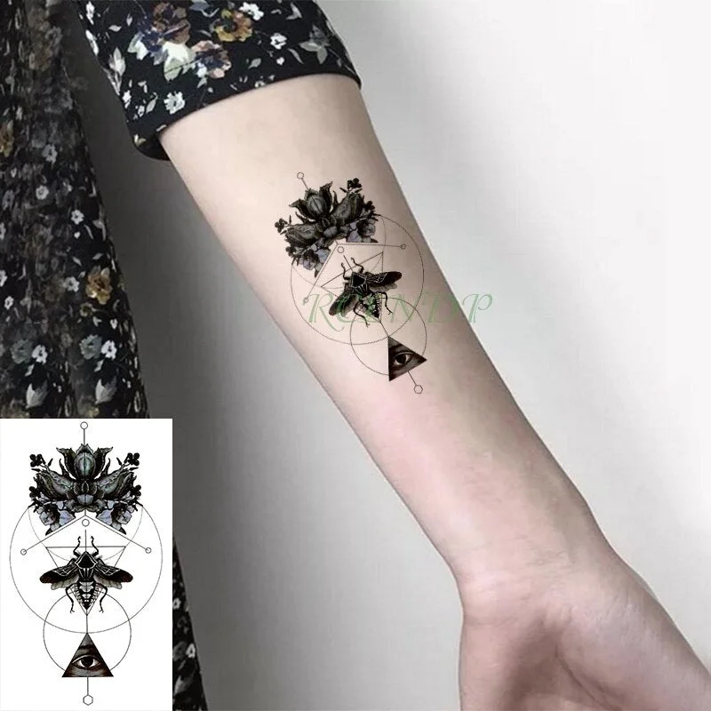 Waterproof Temporary Tattoo Sticker Michael Jackson Letter Dancing Man Hat Pattern Flash Tatoo Fake Tatto for Kids Men Women