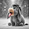 Framed Disney Eeyore-Paint by Numbers Acrylic Painting 20*20cm