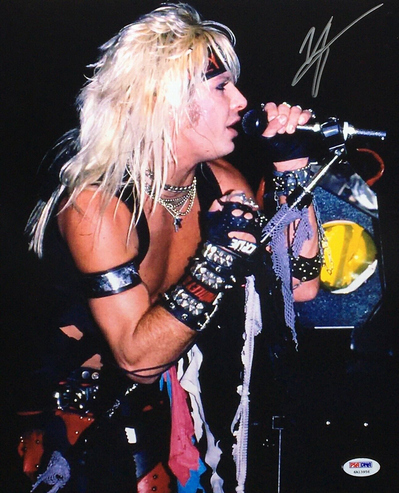 Vince Neil Signed 'Motley Crue' 11x14 Photo Poster painting *Musician PSA 6A13956