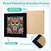 Diamond Painting-DIY Special Shaped Drill Rose Surrounded Mandala Owl with Frame(29x29cm)
