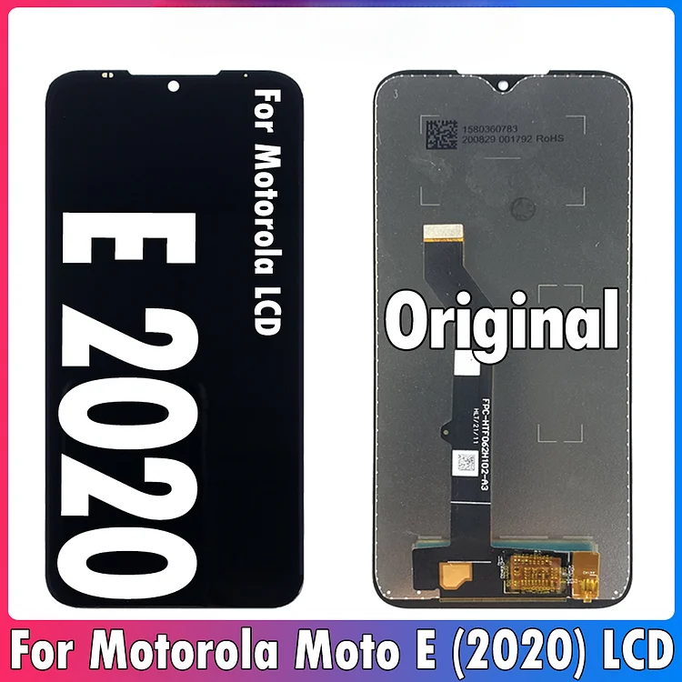 Original 6.2" For Motorola Moto E 2020 XT2052DL LCD Display Touch Screen Digitizer Assembly For Moto E (2020) Display Repair