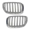 1Pair Front Hood Grill 51137113733 51137113734 for BMW X5 E53 04-06 Racing Grill