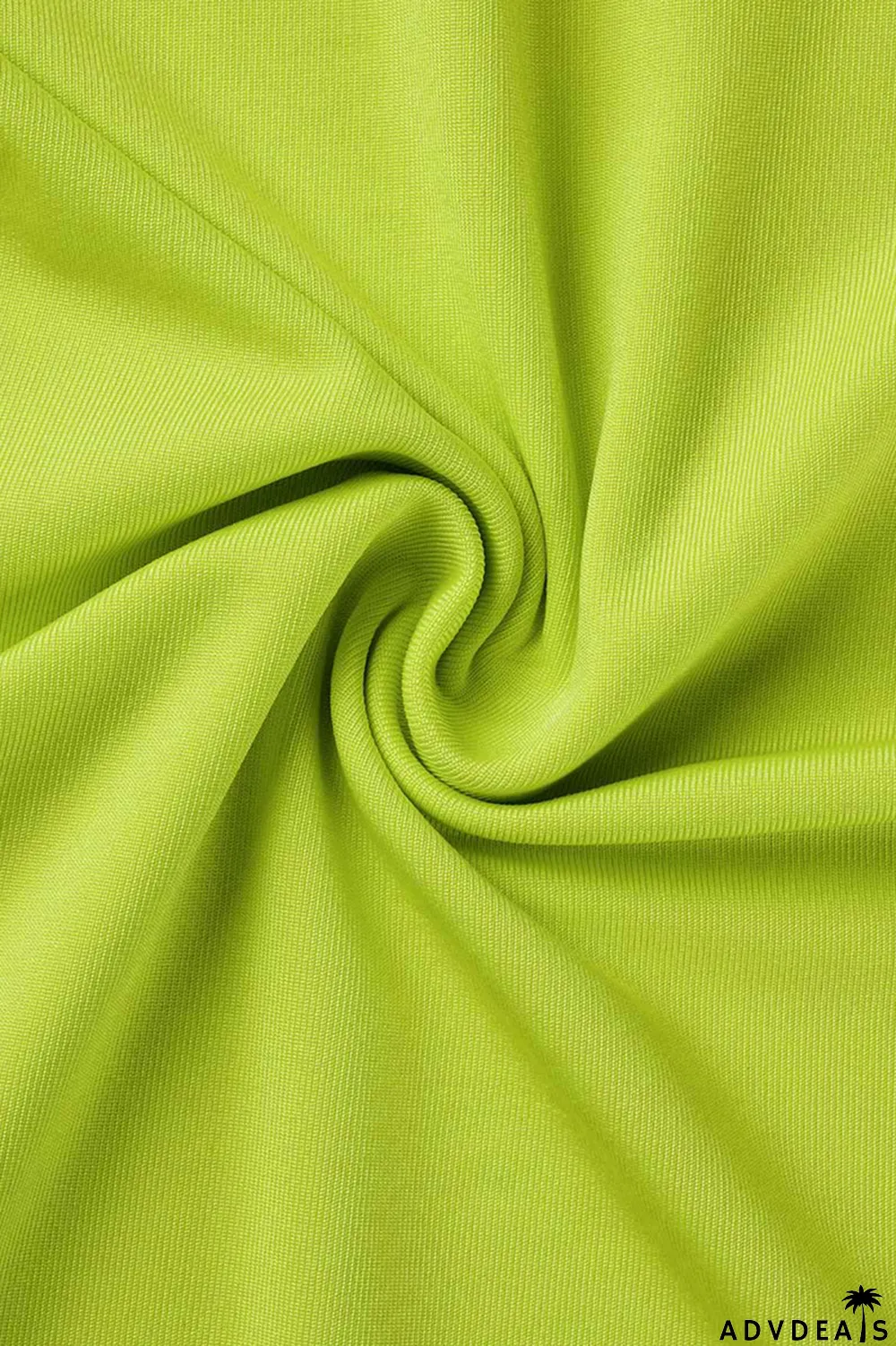 Fruit Green Sexy Solid Bandage O Neck Pencil Skirt Dresses