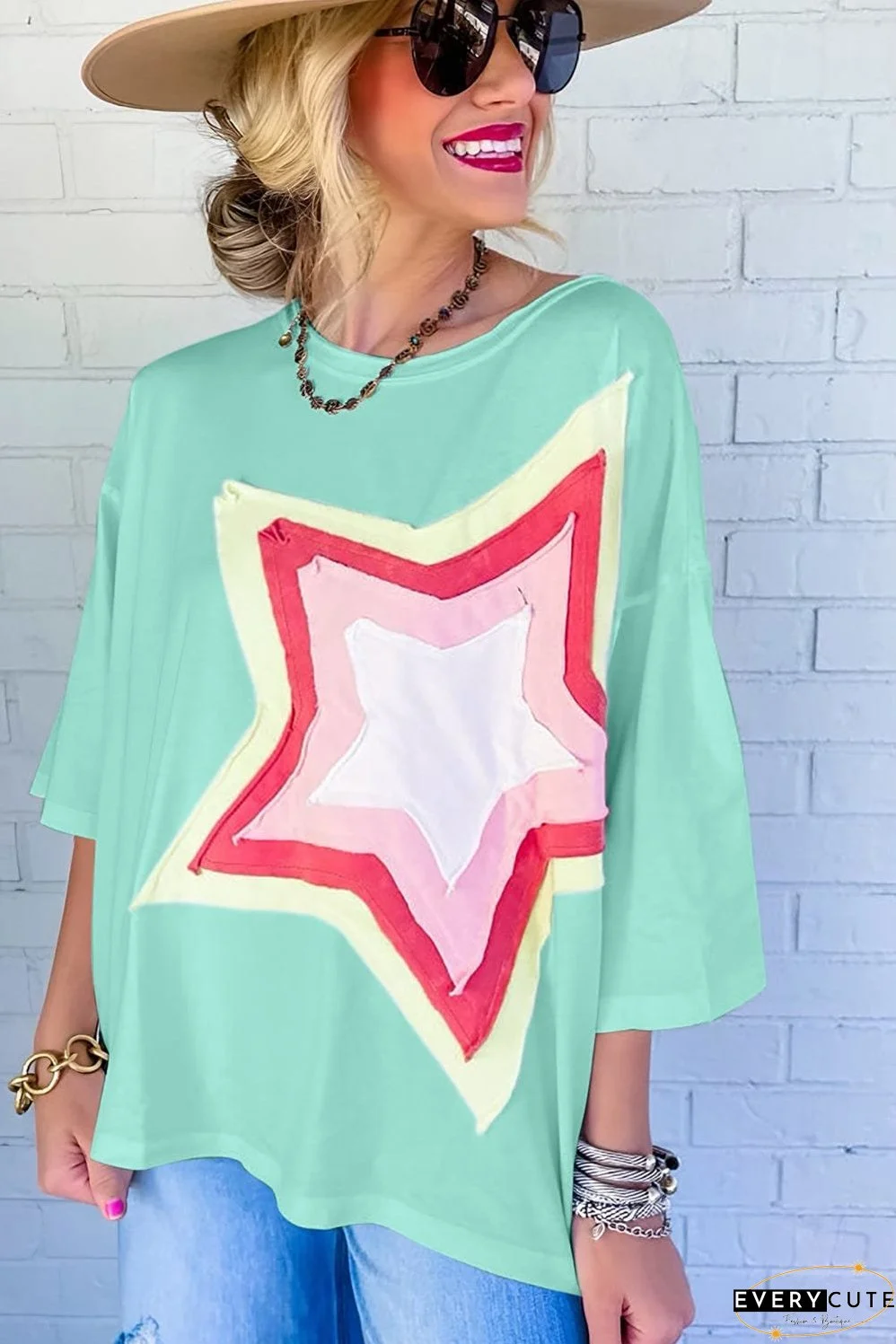 Trendy Star Graphic T-Shirt