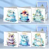 uk.everydayedeals 6Pcs DIY Diamond Painting Greeting Card - Cake