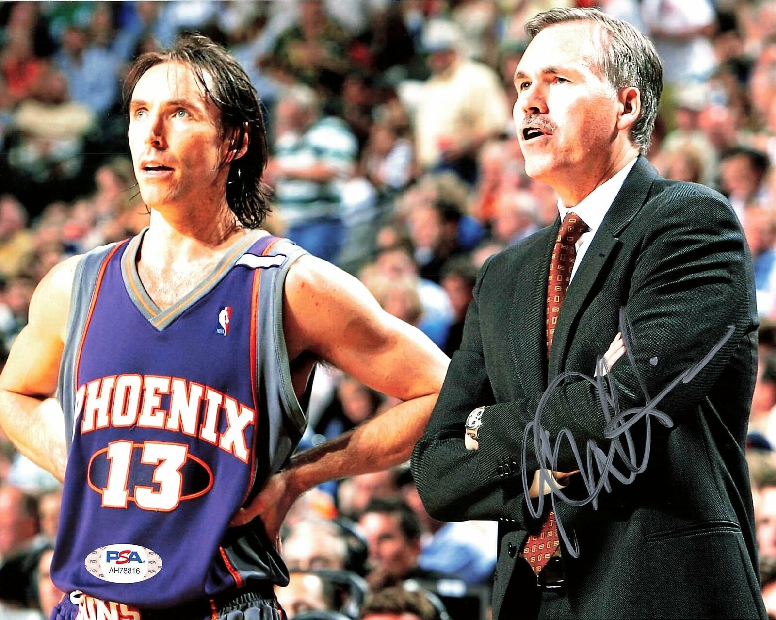 Mike D'Antoni signed 8x10 Photo Poster painting PSA/DNA Houston Rockets autographed