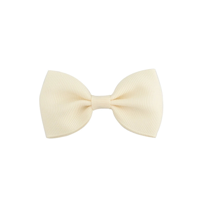 Solid Color Children’s Bow European Version Cute Hairpin Baby Hair Accessories Flat Head Bow Tie 643