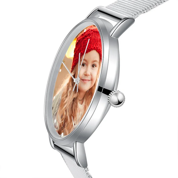 Montre Personnalis e Photo avec Gravure du pr nom ou Message Bracelet