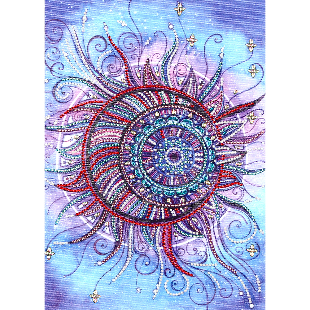 

30*40CM - Special Shaped Diamond Painting - Mandala, 501 Original