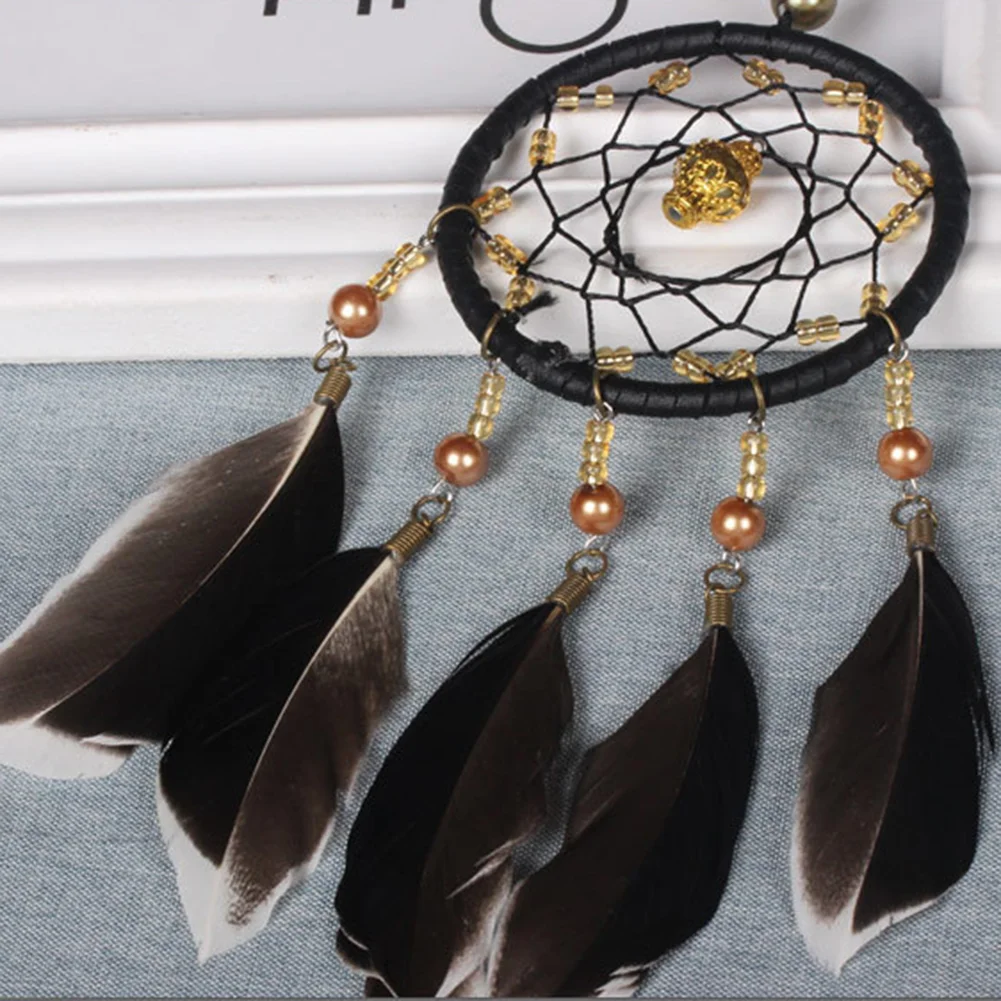 Retro Dream Catcher Pendant Home Car Hanging Feather Dreamcatcher Ornaments