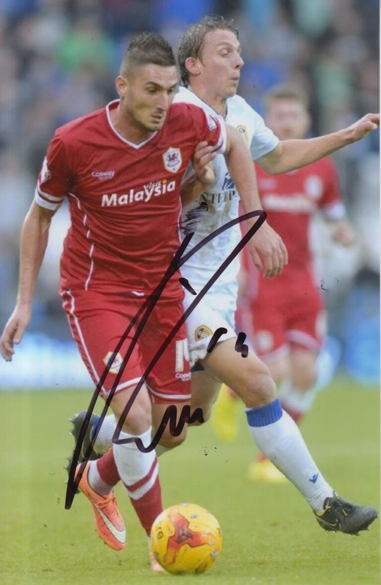 CARDIFF CITY HAND SIGNED FEDERICO MACHEDA 6X4 Photo Poster painting 1.