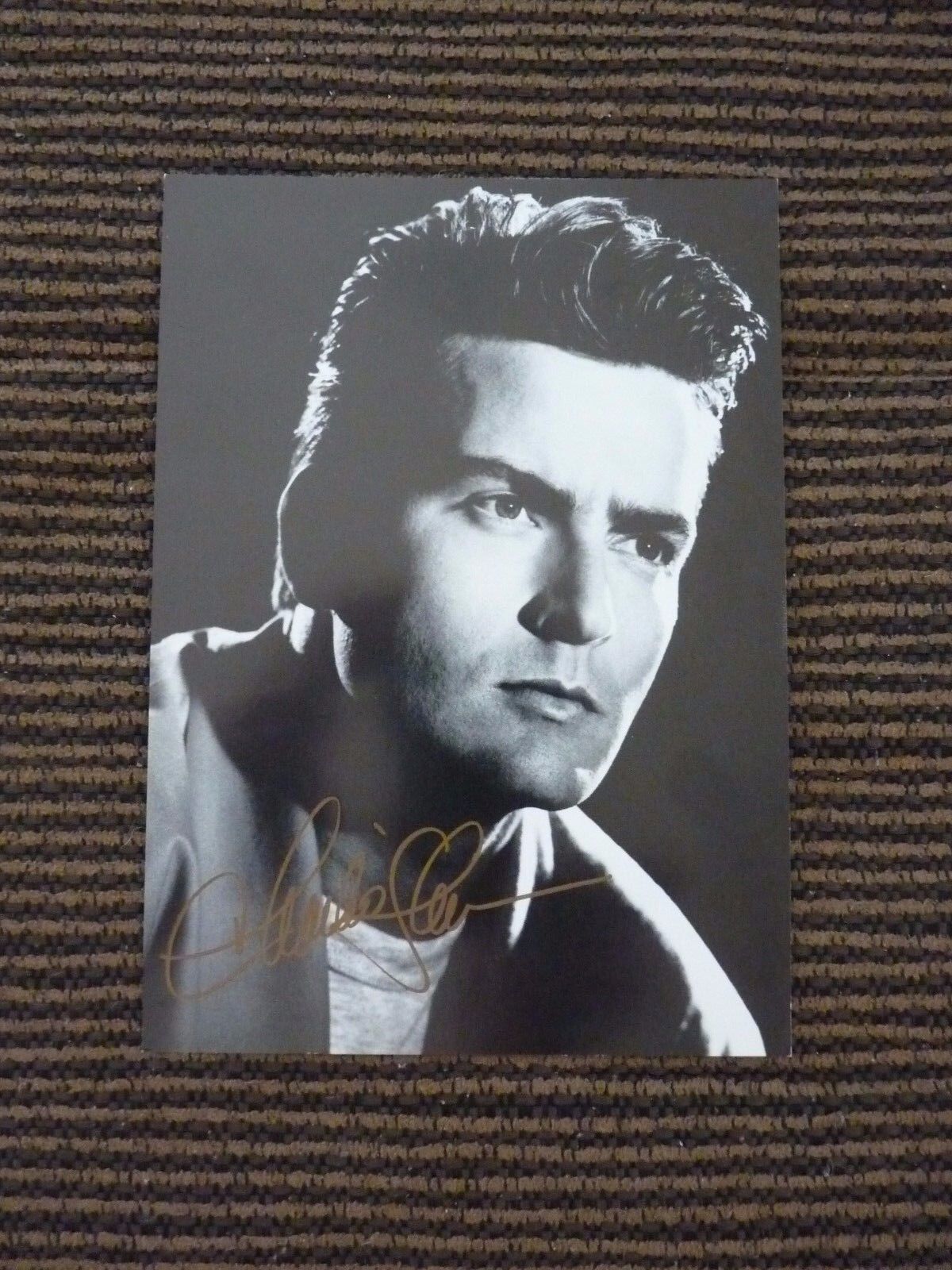 Charlie Sheen 2 1/2 Men 5x7 Photo Poster painting Fan Club PRINTED SIGNATURE