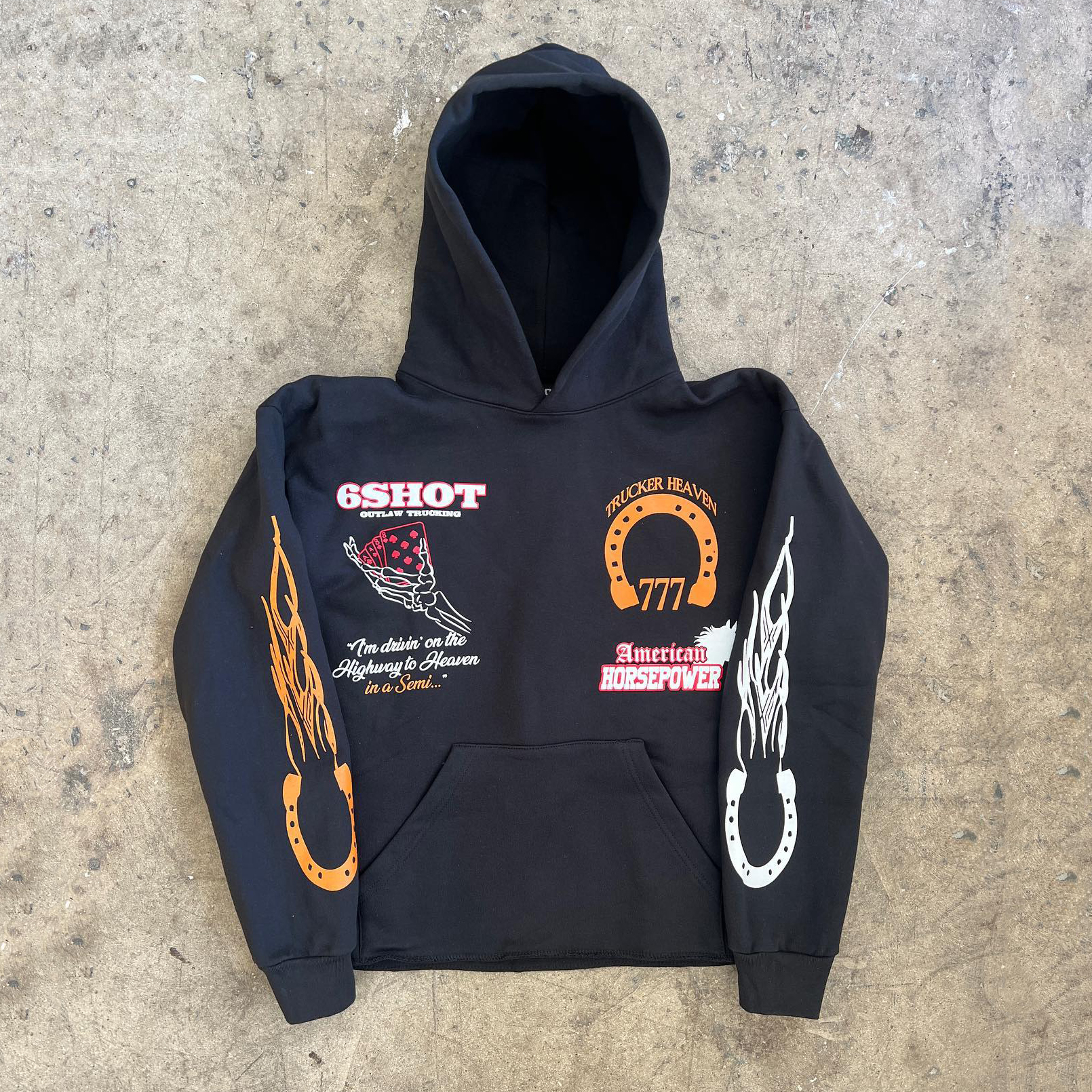 Hip Hop Street Print Hoodie