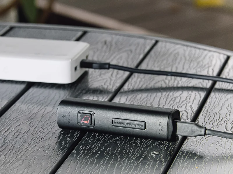 KIWI-1200 Anti-Glare Bike Front Light & LOOP-100 Smart Brake Bike Tail light