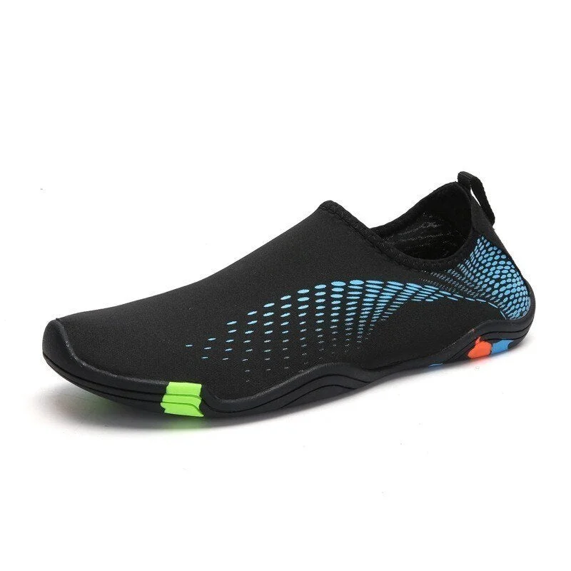 Summer Upstream Shoes Couple Light Anti-Slip  Breathable Mesh Quick Dry Water Shoes Unisex  Beach Sandals Diving Swimming Shoes
