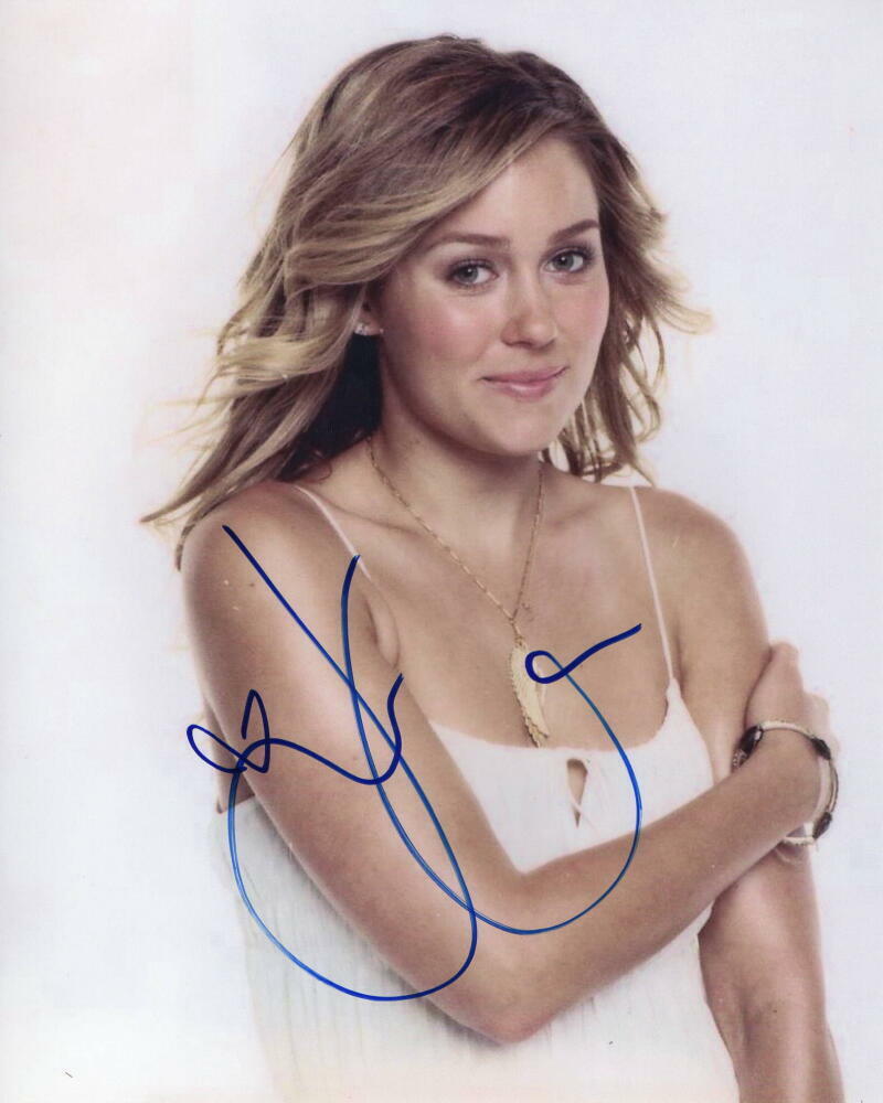 LAUREN CONRAD SIGNED AUTOGRAPH 8X10 Photo Poster painting - LAGUNA BEACH, SEXY THE HILLS STAR