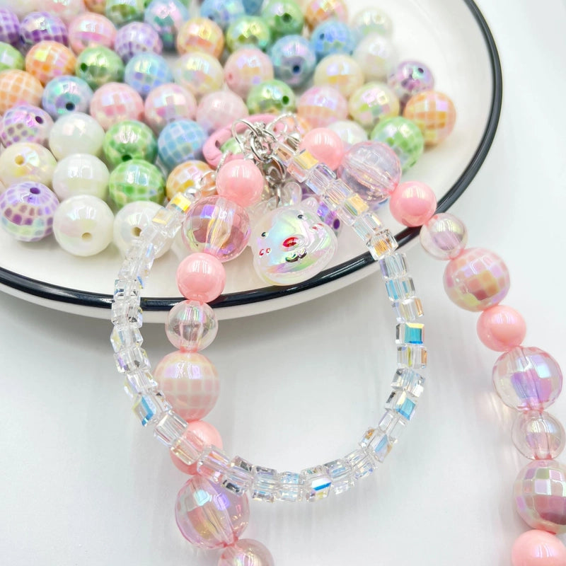10 PCS/Package 16mm Arylic Geometric Beads