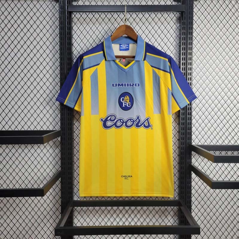 1996-1997 Retro Chelsea FC Away Football Shirt 1:1 Thai Quality- Maxi Kit