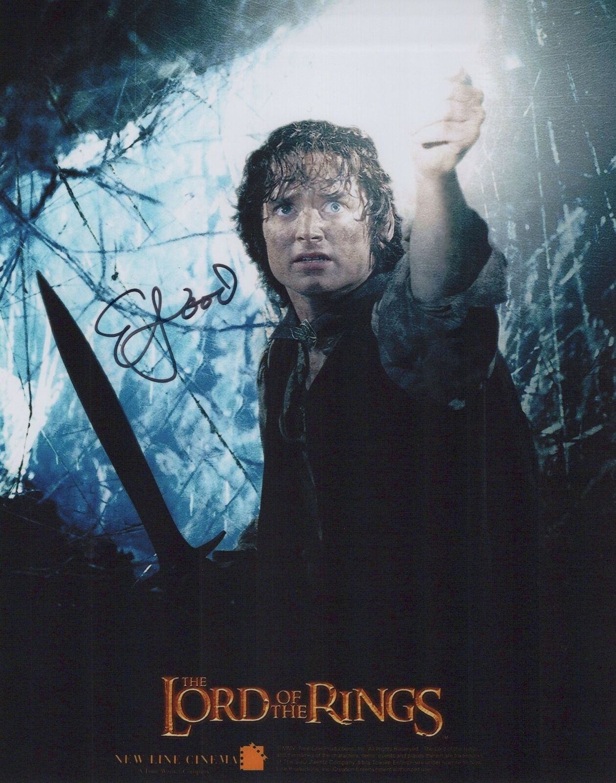 Elijah Wood autographed 8x10 Photo Poster painting COA