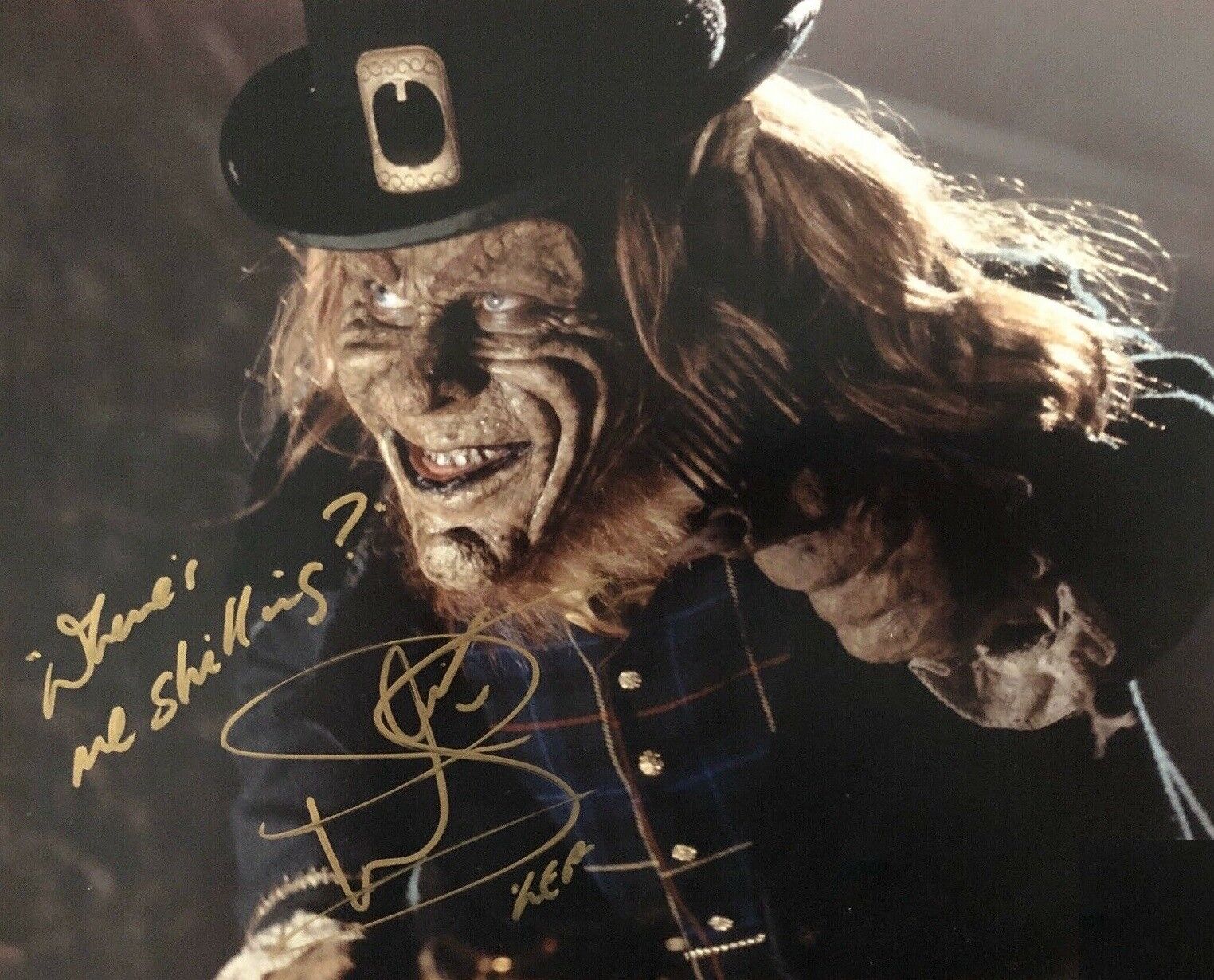 Warwick Davis Autographed Signed 8x10 Photo Poster painting ( Leprechaun ) REPRINT