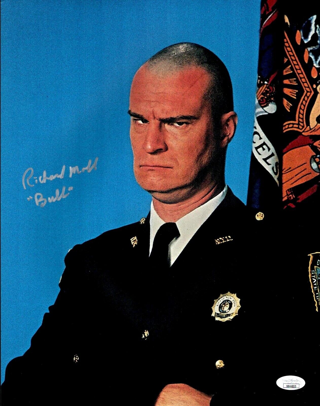 RICHARD MOLL Signed 11x14 Photo Poster painting NIGHT COURT Authentic Autograph JSA COA CERT