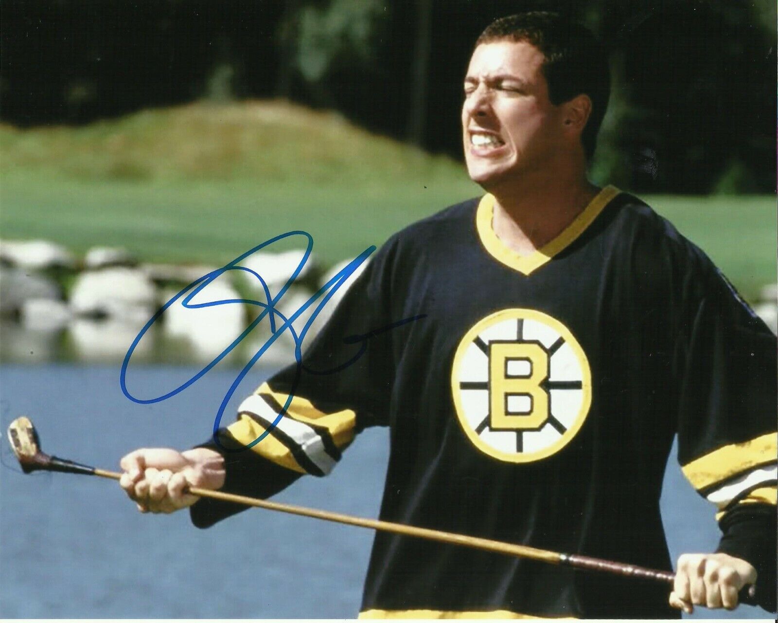 ADAM SANDLER SIGNED HAPPY GILMORE Photo Poster painting UACC REG 242 (1)