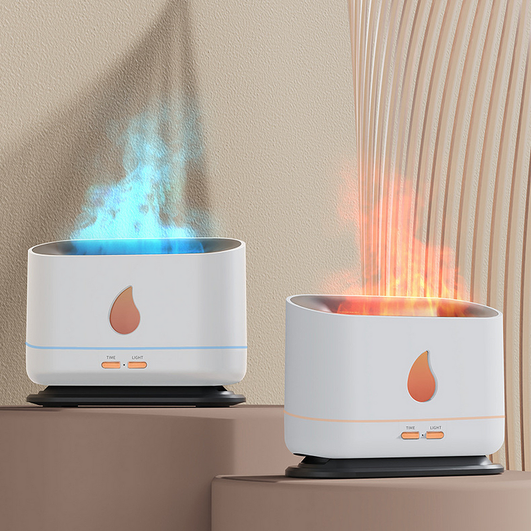 Ice and Fire Fireplace Flame Air Humidifier Diffuser - vzzhome
