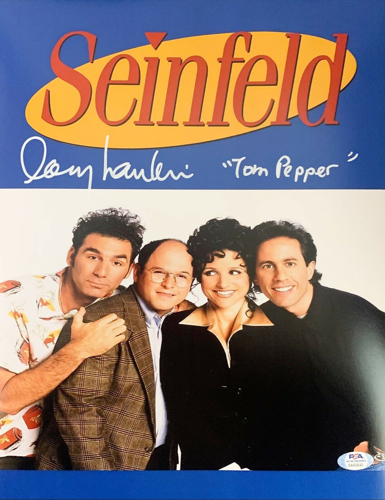 Larry Hankin autograph signed inscribe 11x14 Jerry Seinfeld Photo Poster painting PSA Tom Pepper