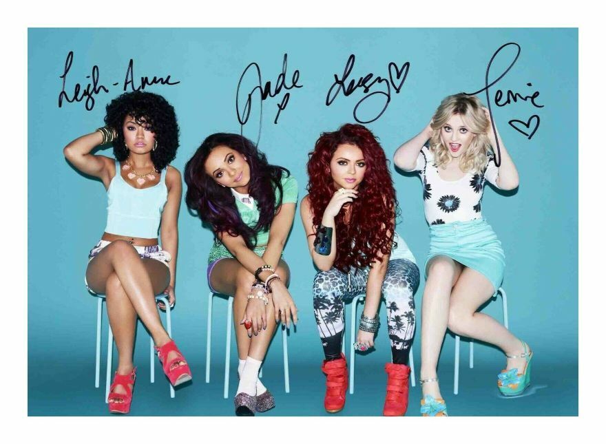 LITTLE MIX AUTOGRAPH SIGNED PP Photo Poster painting POSTER