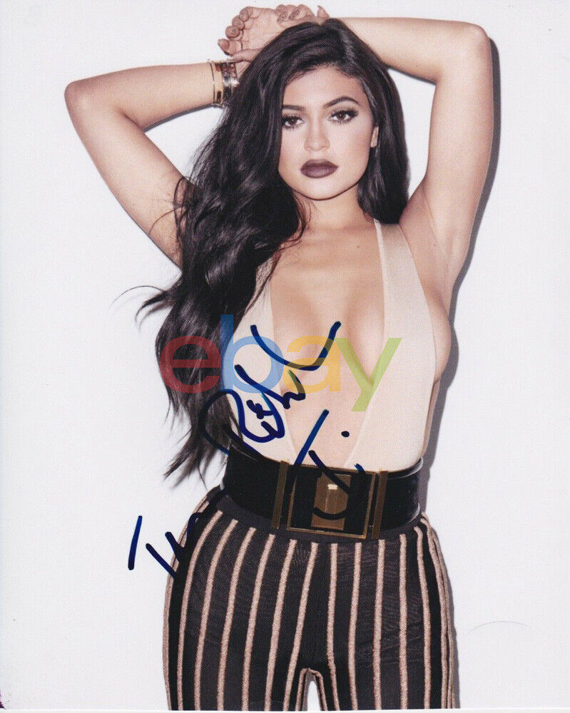 TERRY RICHARDSON SIGNED 8X10 Photo Poster painting KYLIE JENNER AUTOGRAPHED reprint