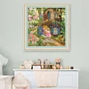 Garden Bungalow-11CT Stamped Cross Stitch 60*60cm/23.62*23.62in(Brand)