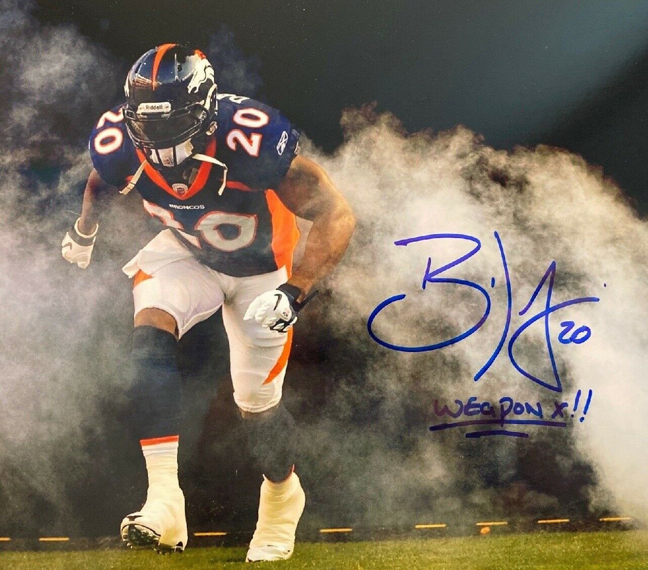 Brian Dawkins Autographed Signed 8x10 Photo Poster painting ( HOF Broncos ) REPRINT