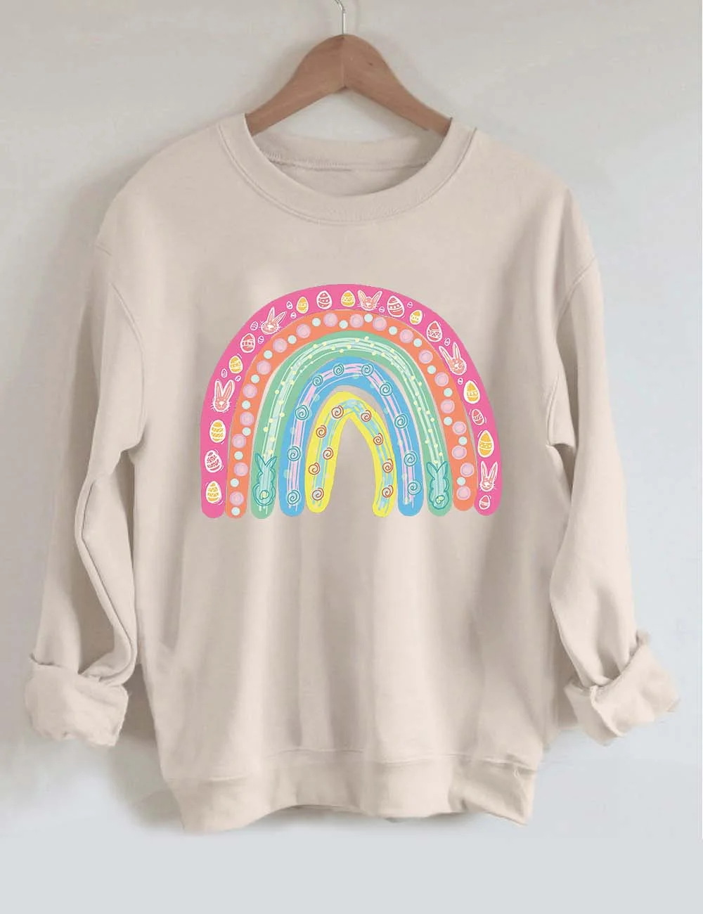 Rainbow Easter Day Sweatshirt