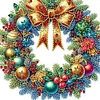 Diamond Painting Acrylic Christmas Garland Pendant Home Decorations