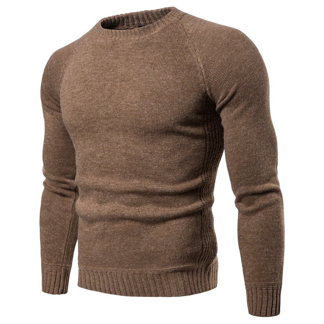 Mens casual knitted bottoming shirt / [viawink] /