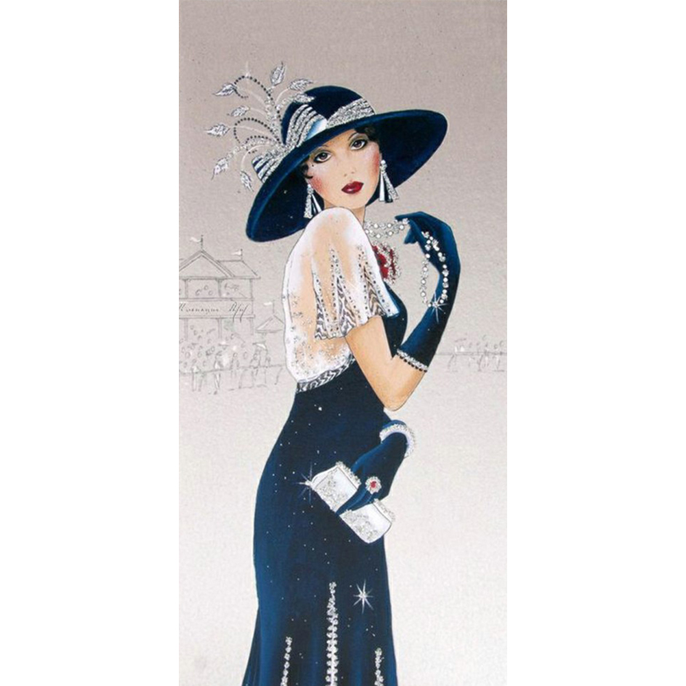 

Lady - Square Drill Diamond Painting - 30*60CM (Big Size), 501 Original