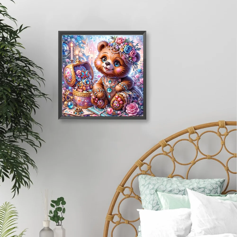Full Round Diamond Painting 40*40cm - Bear
