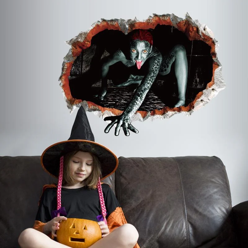 Halloween She Is Coming Wall Stickers 45×60cm