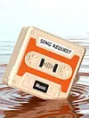 Cassette Tape Design Case Cover for Samsung Galaxy Buds4/4Pro Soft Silicone Protective Cover Shock-Proof Scratch-Resistant