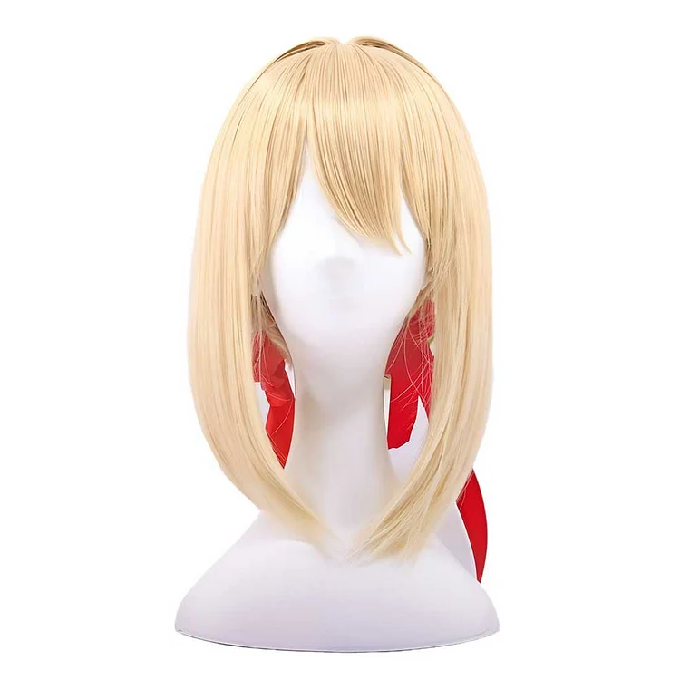 Violet Evergarden Violet Yellow Wig Cosplay Accessories Halloween Carnival Props