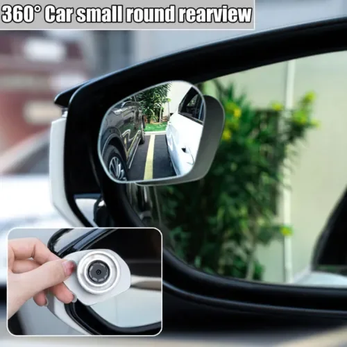 Dronehint 2Pcs 360 Degree Suction Cup Wide-angle Blind Spot Car Rearview Mirror Auto Parts (For: Acura) Parts