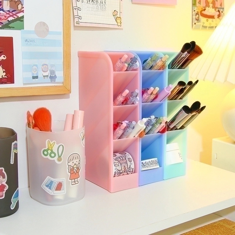 Korean Style Candy Color Desktop Storage Box Accessories