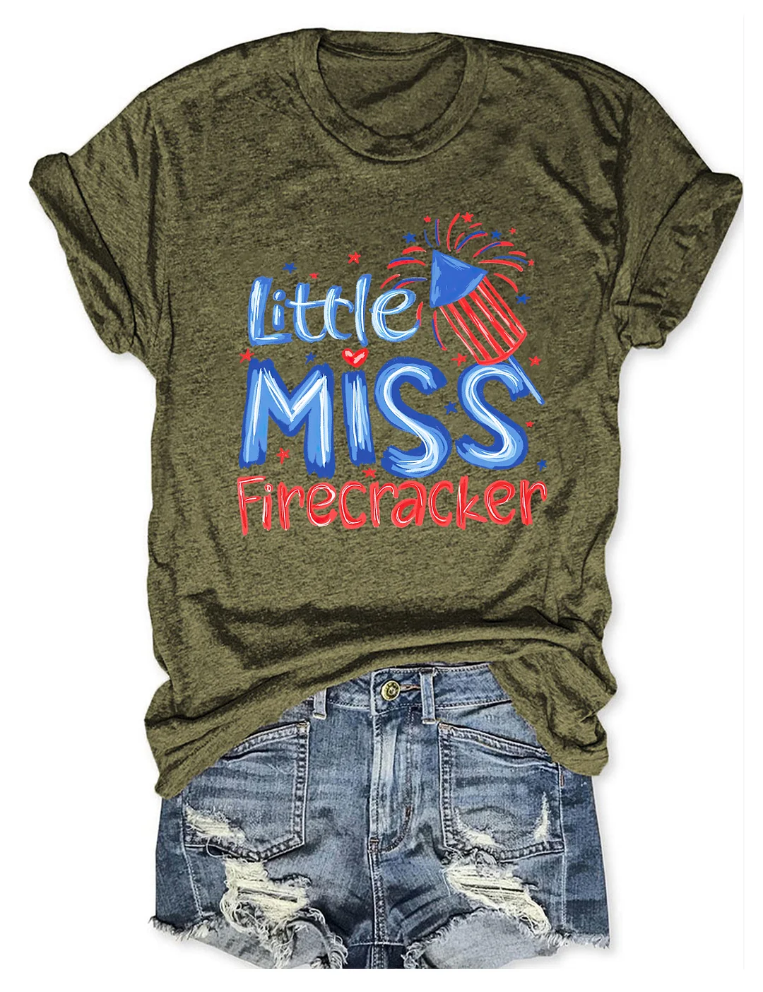 Little Miss Firecracker T-shirt