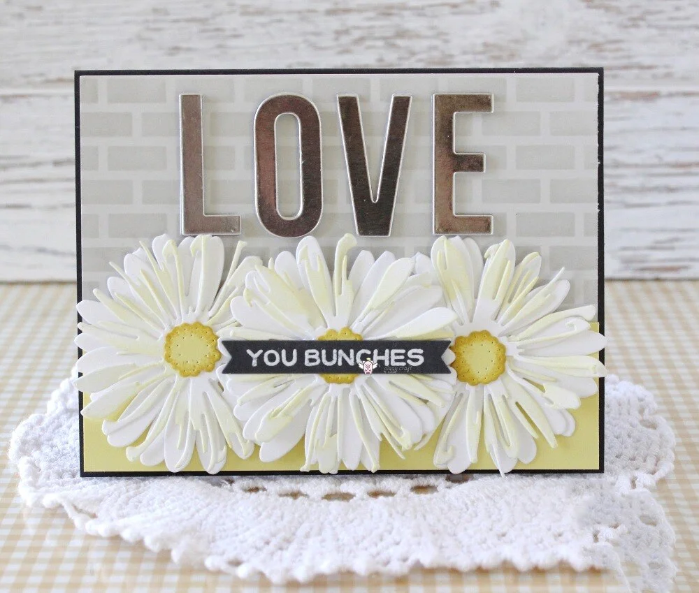 Piggy Craft metal cutting dies cut die mold 3Pcs New design Flower Scrapbook paper craft knife mould blade punch stencils die